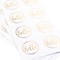 12 Packs: 40 ct. (480 total) Gold Hello Foil Envelope Seals by Recollections™